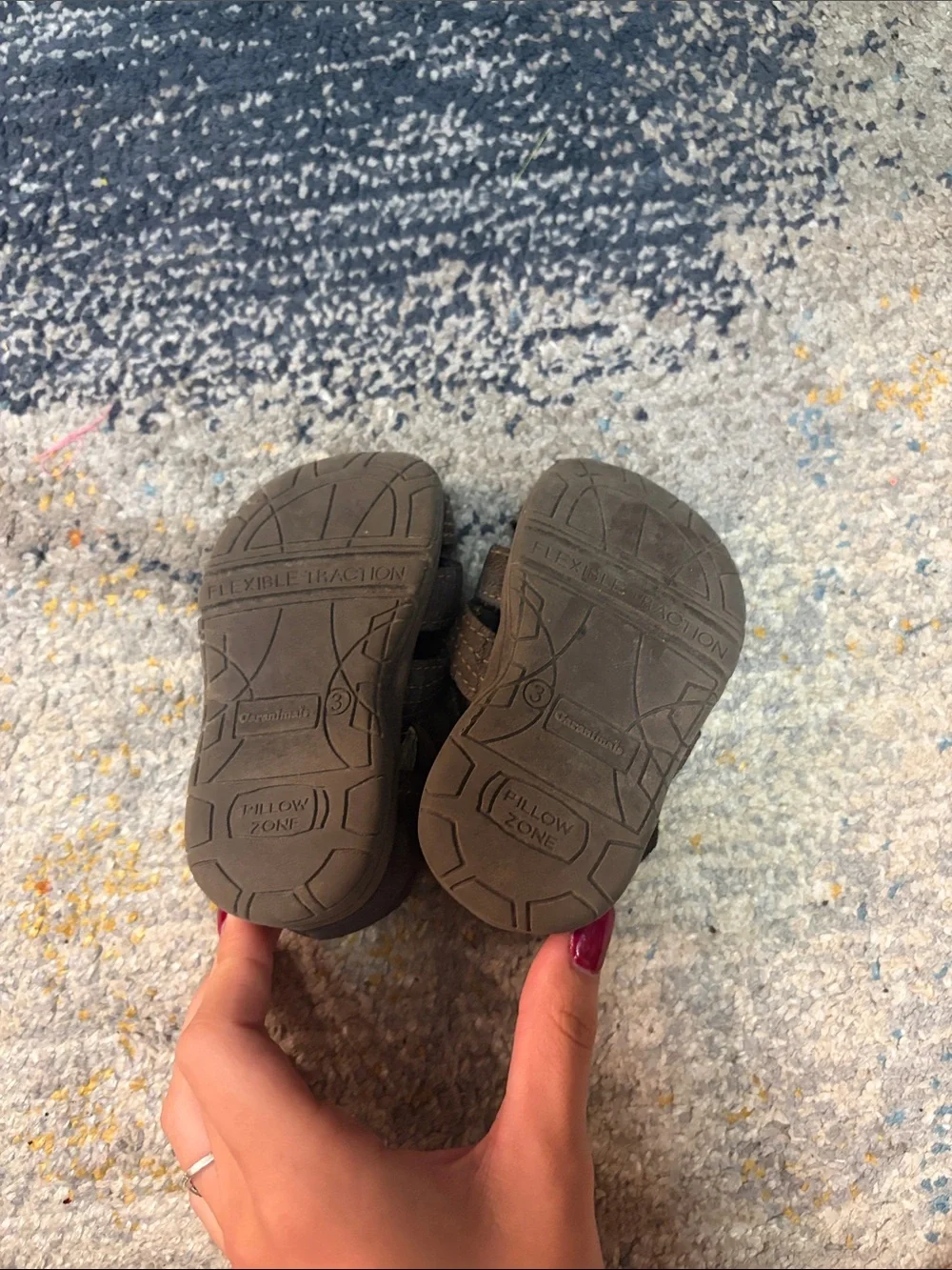 Kids Brown Closed-Toe Sandals - Comfortable Everyday Wear
